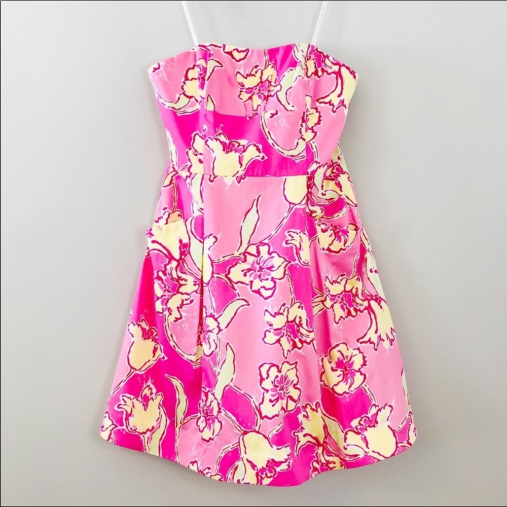 Lilly Pulitzer Blossom Dress in Hottie Pink Day